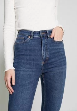 Monki Damen OKI NEW - Jeans Skinny Fit - Blue Medium Dusty -Monki Verkäufe 2022 7353ccafed924f7ca234545a9e9fced2