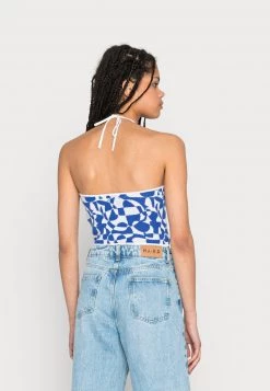 Monki Damen Top - Blue -Monki Verkäufe 2022 735688835e4042f6869d8bea72dab65e