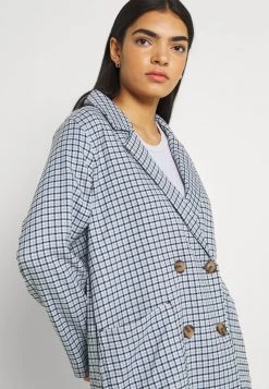 Monki Damen Blazer - Blue Dusty Light -Monki Verkäufe 2022 73bdc69e6c814960b06247f7b63f23cd