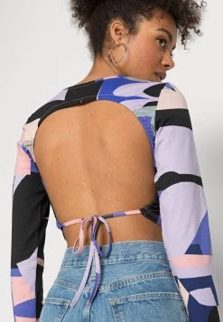 Monki Damen Langarmshirt - Pink Light -Monki Verkäufe 2022 74397784caf746e89f4c70f1db16bbc9