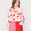 Monki Damen Hemdbluse - Pink/red
