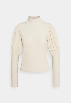 Monki ROYE - Langarmshirt - Beige | Damen -Monki Verkäufe 2022 75fea16454b543939d2e50e37349440c