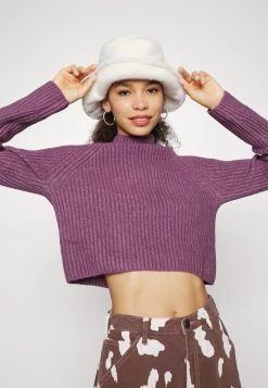 Monki Damen Strickpullover - Lilac Purple Medium Dusty -Monki Verkäufe 2022 76744673bfda47eba67a9105eef1319b