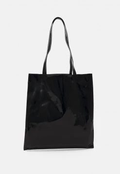 Monki Damen MILO TOTE BAG VEGAN - Shopping Bag - Black Dark