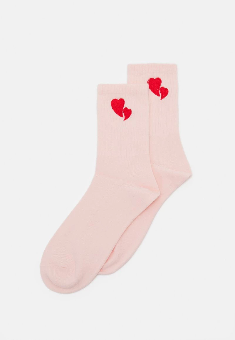 Monki Damen LUCY SOCK 2 PACK - Socken - Pink Dusty Light 1 Monki Damen LUCY SOCK 2 PACK - Socken - Pink Dusty Light