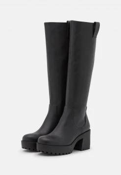 Monki SADIE BOOT VEGAN - Plateaustiefel - Black Dark | Damen -Monki Verkäufe 2022 771fb1bb7dca484483e676625321247c