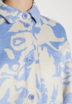 Monki Damen Hemdbluse - Blue/white -Monki Verkäufe 2022 77246533f9c64483891328b5e0bec2c8