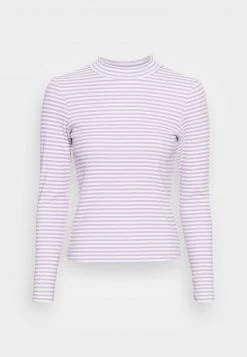 Monki Damen Langarmshirt - Purple Easystripe -Monki Verkäufe 2022 77761635cf2e4893b6e380ebdc1b4272