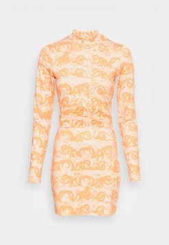 Monki Damen Jerseykleid - Beige -Monki Verkäufe 2022 78383c4600244d83854f0c8528c993ef