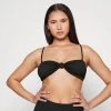 Monki Damen Bikini-Top - Black