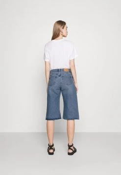 Monki Damen Jeans Shorts - Blue Medium Dusty -Monki Verkäufe 2022 7905bd4d2d394f97b6df7b079a0d2789