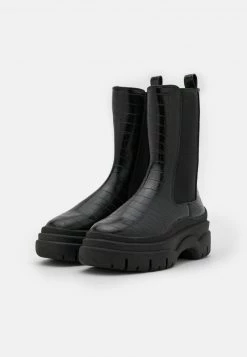 Monki Damen STINA BOOT VEGAN - Plateaustiefel - Black Dark -Monki Verkäufe 2022 792b791379fa43da9afd8b3934115922