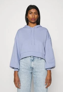 Monki Damen Kapuzenpullover - Blue