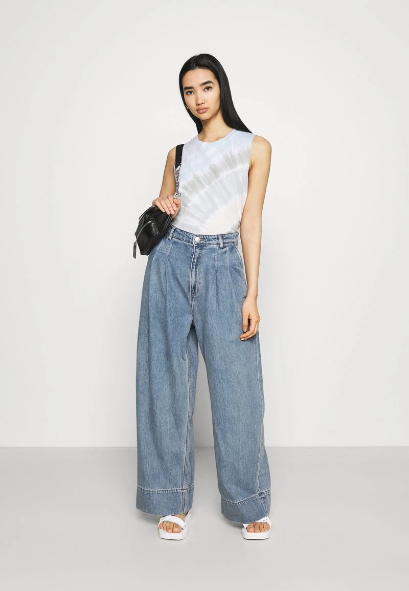 Monki Damen Jeans Relaxed Fit - Blue Medium Dusty 2 Monki Damen Jeans Relaxed Fit - Blue Medium Dusty – Bild 2