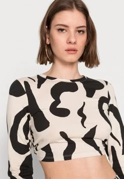 Monki Damen Langarmshirt - White Dusty Light Solid -Monki Verkäufe 2022 7bd9276c1d09493f906fa4dff462af0a
