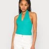 Monki Damen Top - Green Medium
