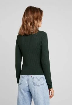Monki SIBYLLA - Strickpullover - Dark Green | Damen -Monki Verkäufe 2022 7c77398eb35c4fecb3b65cad6fee0397