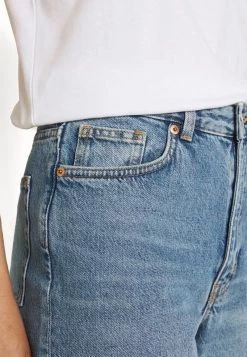 Monki Damen TAIKI - Jeans Straight Leg - Mid Blue -Monki Verkäufe 2022 7da6da8e49e14b4994749fb19267dcda