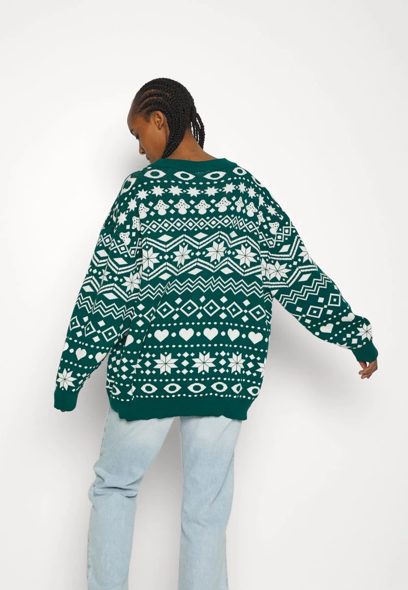 Monki Damen Strickpullover - Green 3 Monki Damen Strickpullover - Green – Bild 3