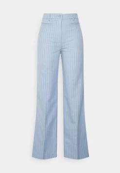Monki Damen Stoffhose - Light Blue