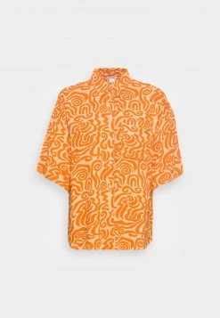 Monki Damen Hemdbluse - Orange -Monki Verkäufe 2022 7fdb6e73788c4fdf833cb5733a14c9dd