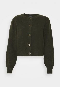 Monki Damen Strickjacke - Dark Green -Monki Verkäufe 2022 80170fb7450d4cc0b30016349eefac0a