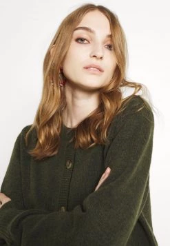 Monki Damen Strickjacke - Dark Green -Monki Verkäufe 2022 80c0717e2ce14999bd77fac26a347d92