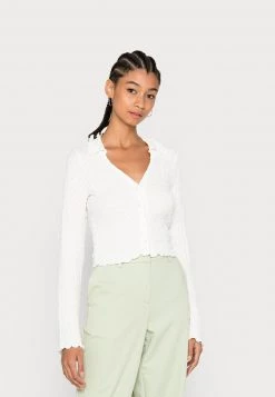 Monki Strickjacke - White Light | Damen