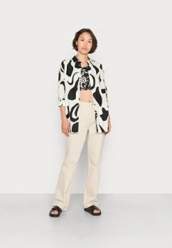 Monki Damen Jeans Straight Leg - Beige Dusty Light -Monki Verkäufe 2022 817c731741cd40a2942e4b970cba6940