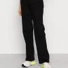 Monki Damen NEA - Jeans Straight Leg - Black Dark