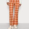 Monki Damen Stoffhose - Orange