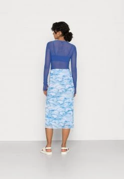 Monki Damen Bleistiftrock - Blue Light -Monki Verkäufe 2022 81cac2a903304be2a1f819d8566b711c