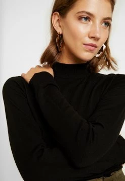 Monki Damen Strickpullover - Black -Monki Verkäufe 2022 81d04467910f4af1ad05bbdb939ee39c