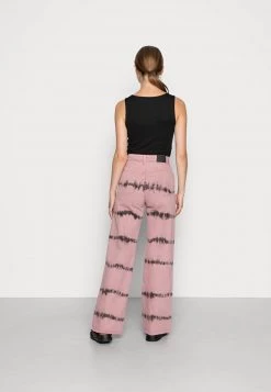 Monki Damen Jeans Relaxed Fit - Pink -Monki Verkäufe 2022 82077c9a28f749af96764d46ce986ba6