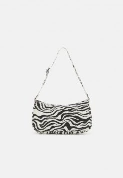 Monki Damen ODESSA BAG - Handtasche - White/black