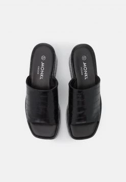 Monki Damen VEGAN CATALINA - Pantolette Hoch - Black Dark -Monki Verkäufe 2022 8289fd27b1f145fd83e1da7ebcd2fd44