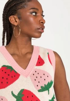 Monki Damen Strickpullover - Strawberries -Monki Verkäufe 2022 82c2815ef4854e2987cf909dea1b00c9