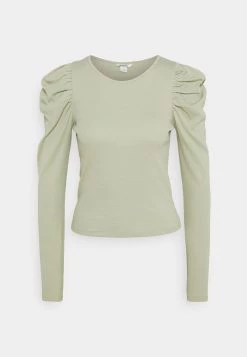 Monki OFELIA - Langarmshirt - Green Dusty Light | Damen -Monki Verkäufe 2022 82f550dbf9fa4e5cab256aaee04c26e5