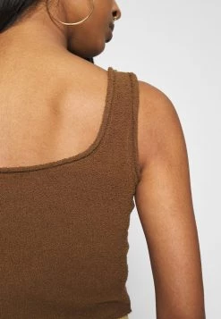 Monki SAY - Top - Brown | Damen -Monki Verkäufe 2022 830d97c20fd049439190f8f40498b87c