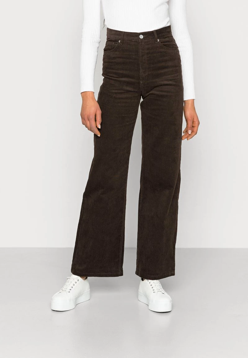 Monki Damen Stoffhose - Brown 1 Monki Damen Stoffhose - Brown