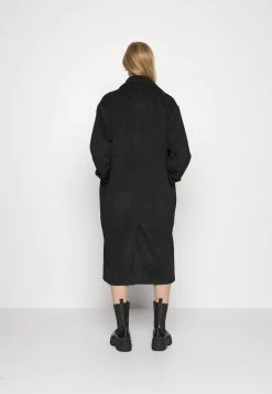 Monki Klassischer Mantel - Black Dark | Damen -Monki Verkäufe 2022 8405ecad344c4dff921ec01e6bb051a2