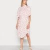 Monki Damen Blusenkleid - Pink Dusty Light