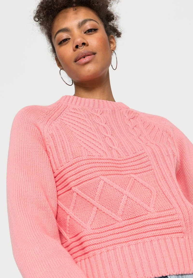 Monki Strickpullover - Pink Light | Damen 5 Monki Strickpullover - Pink Light | Damen – Bild 5