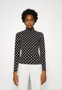 Monki Damen Langarmshirt - Black