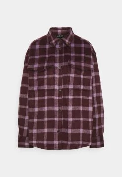 Monki Damen BENNIE - Hemdbluse - Winterwine -Monki Verkäufe 2022 85e761e820c544a8988a797117239830