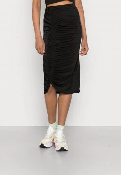 Monki Damen Bleistiftrock - Black