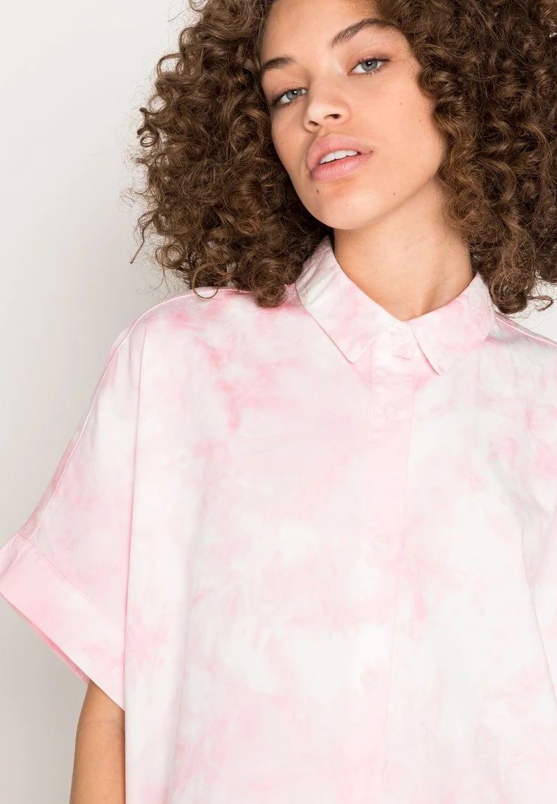 Monki Damen Blusenkleid - Pink Medium 5 Monki Damen Blusenkleid - Pink Medium – Bild 5