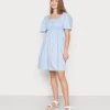 Monki Damen Freizeitkleid - Blue