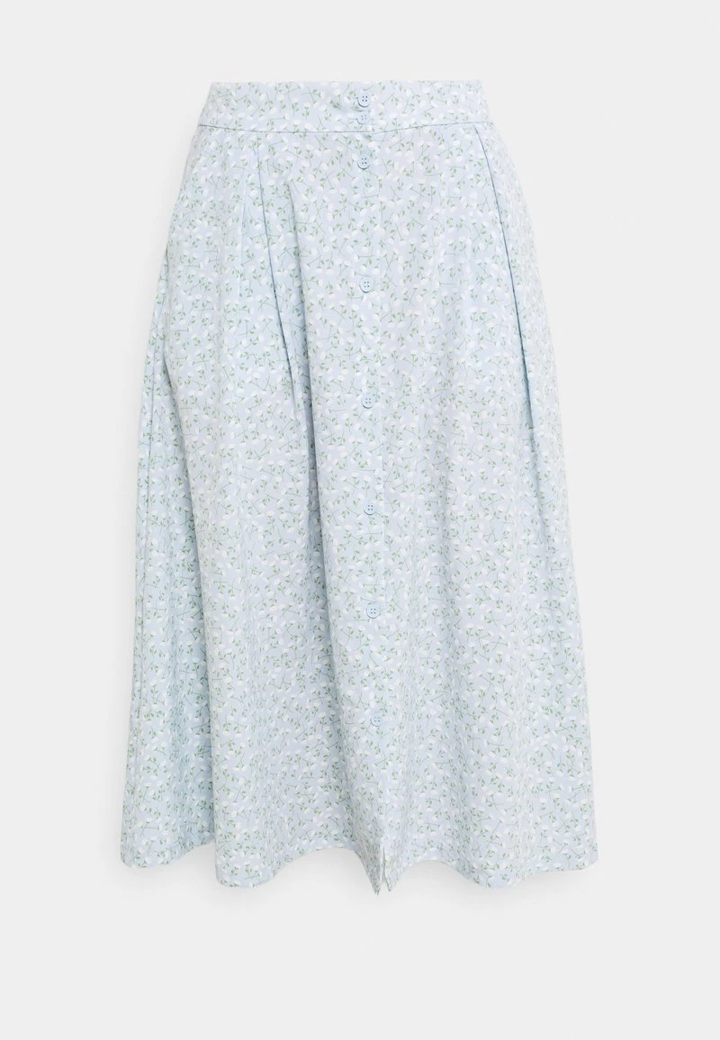 Monki Damen A-Linien-Rock - Blue Dusty Light 4 Monki Damen A-Linien-Rock - Blue Dusty Light – Bild 4