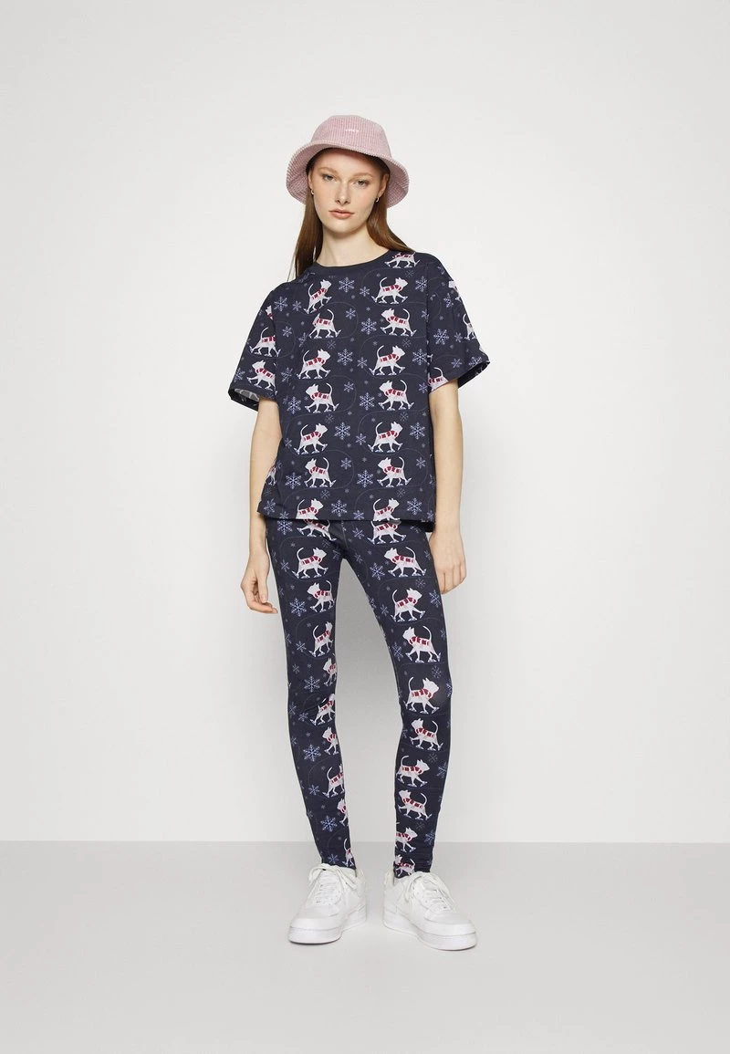 Monki T-Shirt Print - Blue | Damen 2 Monki T-Shirt Print - Blue | Damen – Bild 2